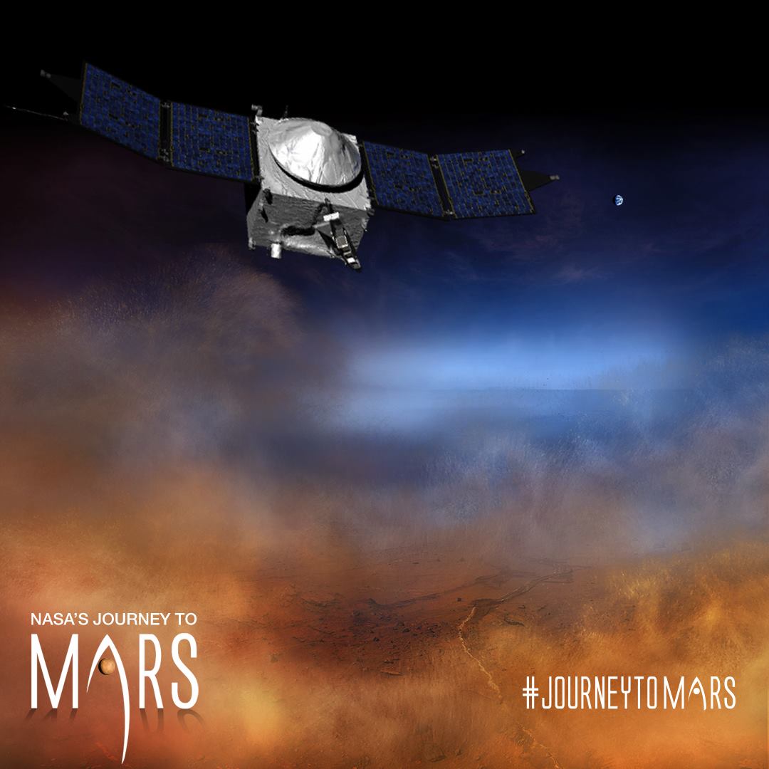 Photo courtesy of NASA's MAVEN Mission to Mars