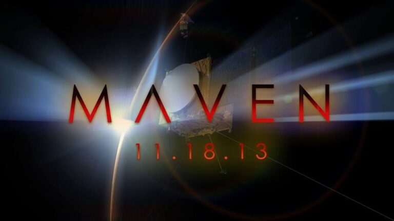 MAVEN Poster, with launch date November 18th, 2013