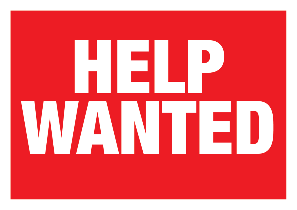 help wanted sign