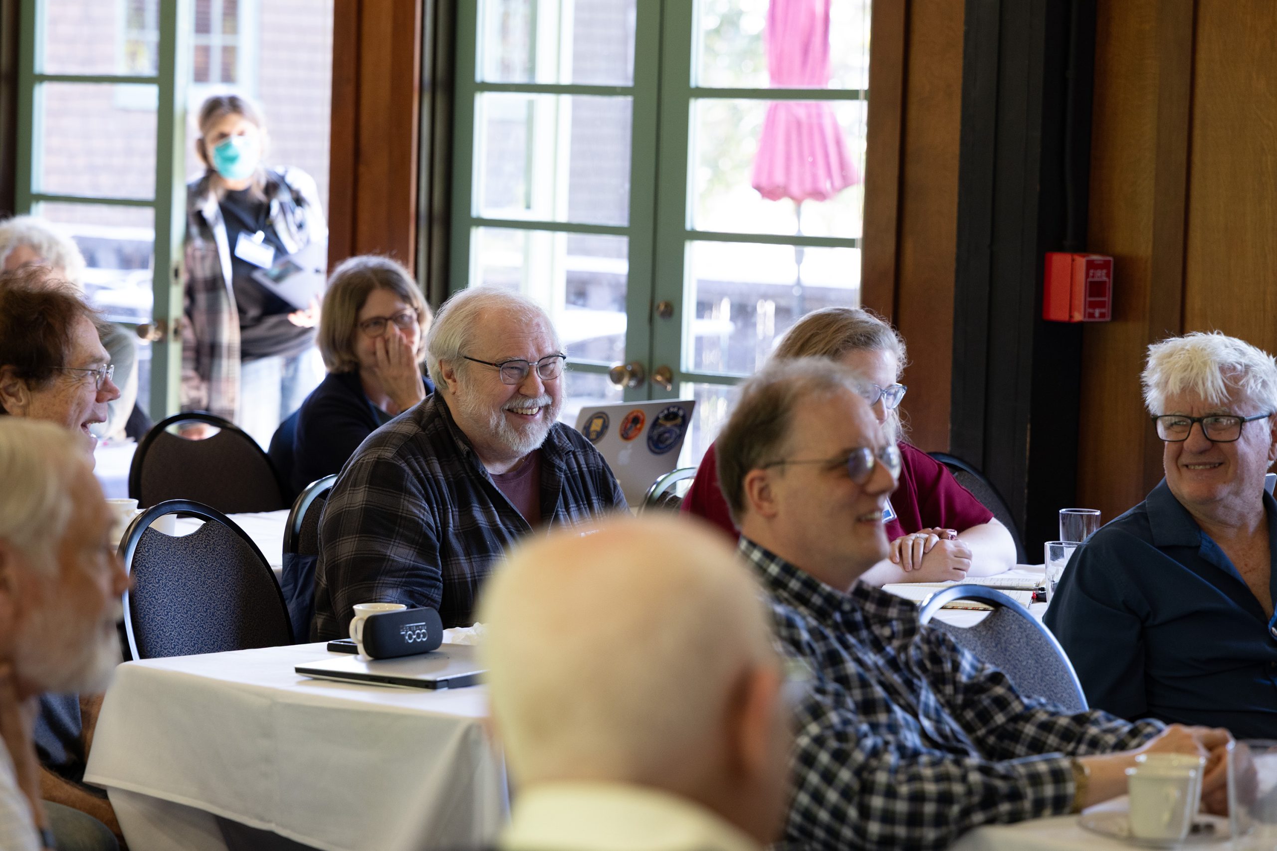 Audience at auroral symposium