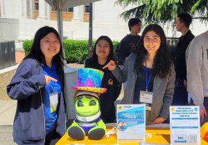 SSL undergrad interns staff table at Cal Day