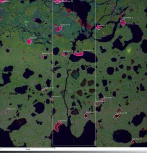 EDS analysis of a thin-section of a micrometeorite