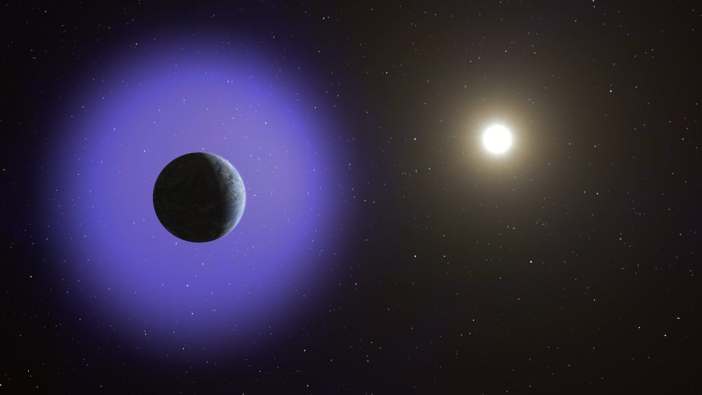 Illustration of Earth's geocorona (Credit: NASA)